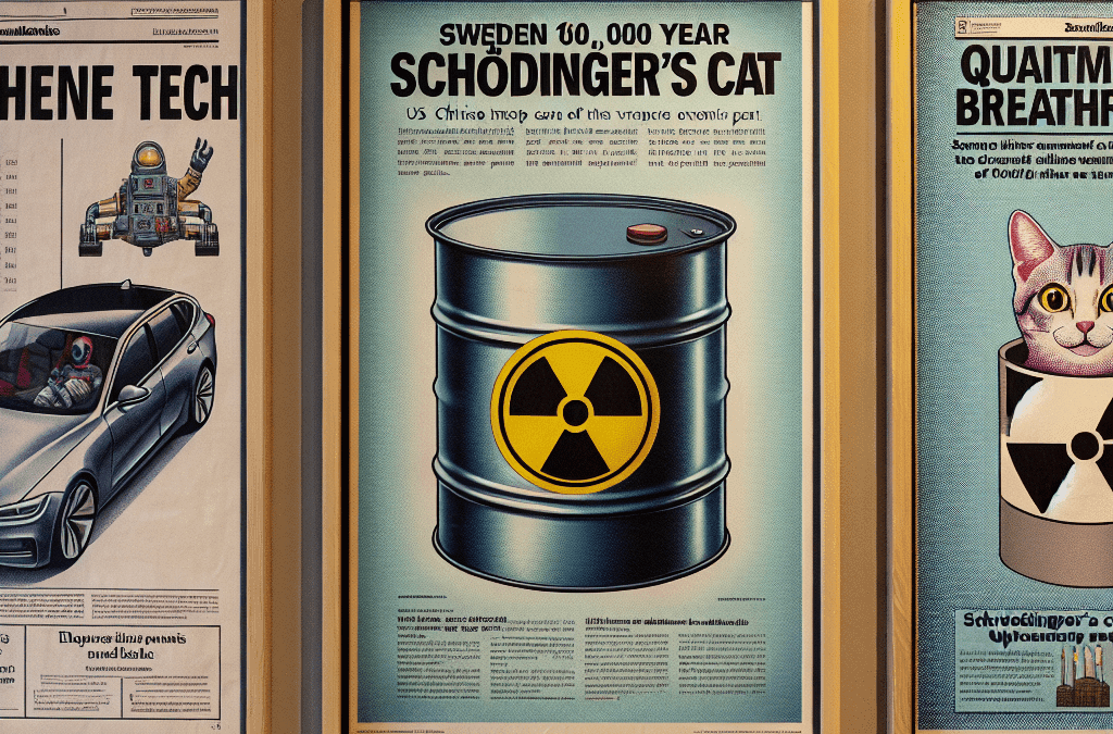 US Bans Chinese Tech in Cars, Sweden’s 100,000 Year Nuclear Waste Plan, and Schrödinger’s Cat Quantum Breakthrough