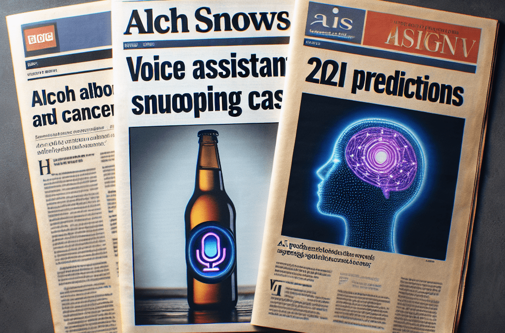 Apple Settles Siri Snooping Case, Alcohol Cancer Risk Labels, and 2025 AI Predictions